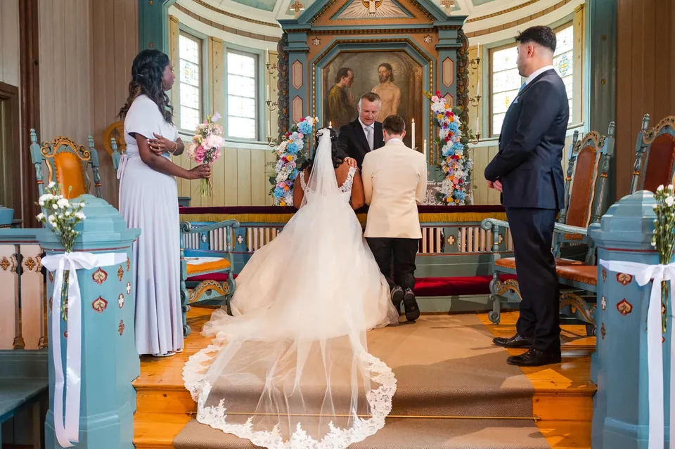 Norsk-afrikansk bryllup i Lillestrøm, og en omgang i Botanisk hage – foto 11