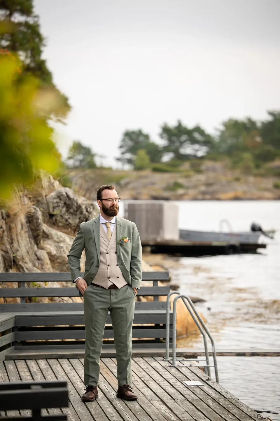 Mikrobryllup i skjærgården utenfor Arendal – foto 3