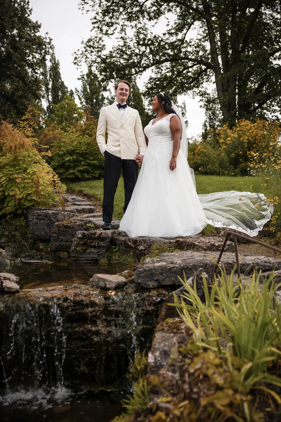 Norsk-afrikansk bryllup i Lillestrøm, og en omgang i Botanisk hage – foto 33