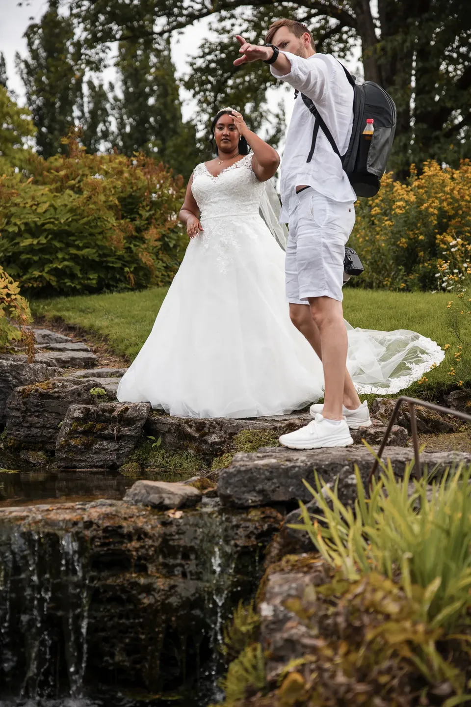 Norsk-afrikansk bryllup i Lillestrøm, og en omgang i Botanisk hage – foto 34