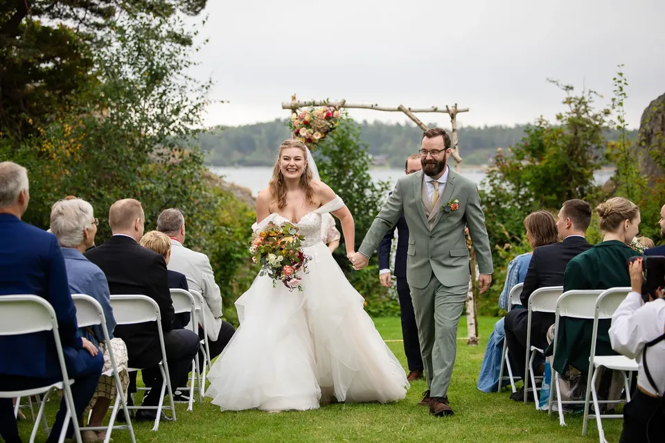 Mikrobryllup i skjærgården utenfor Arendal – foto 20