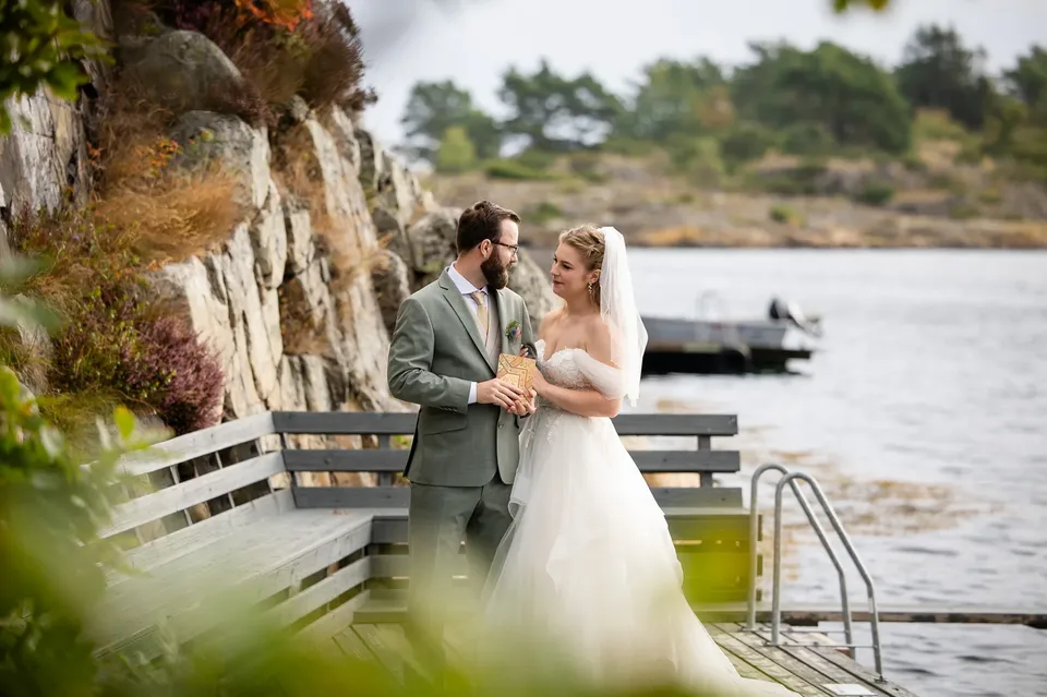 Mikrobryllup i skjærgården utenfor Arendal – foto 11